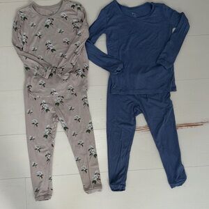 Kyte BABY Floral and Blue Pajama Set